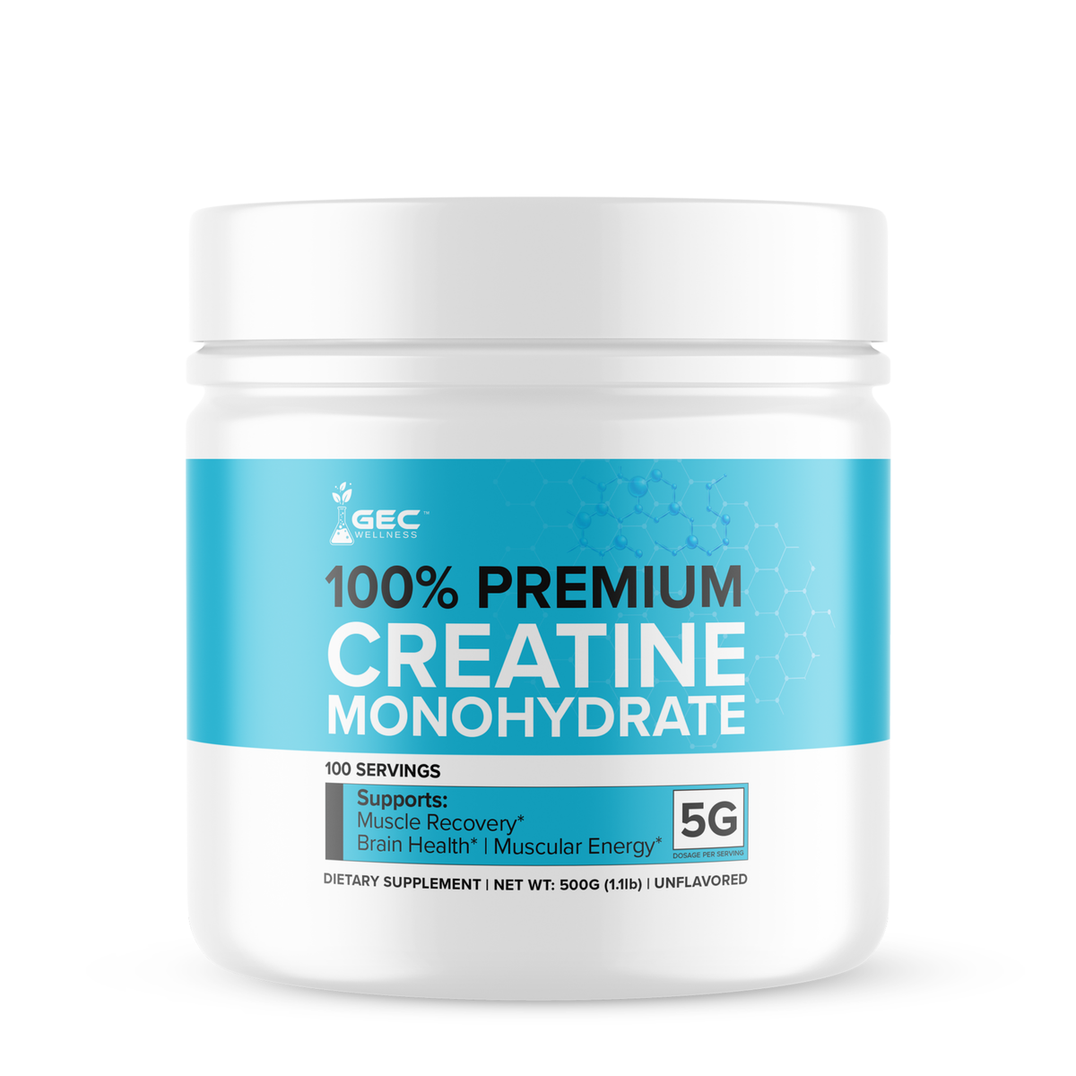 100% Premium Creatine Monohydrate