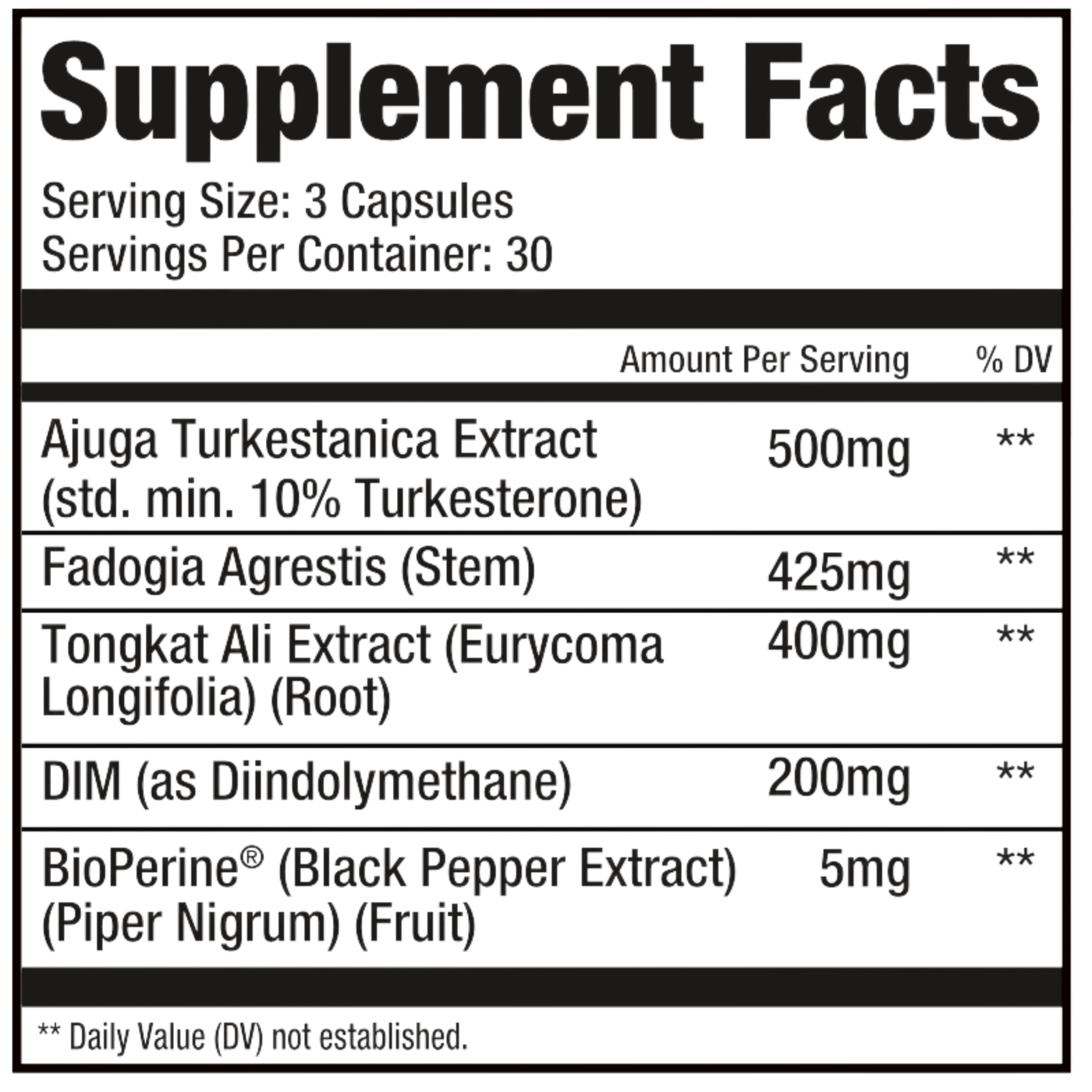 Supplement Facts