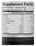 Clean Isolate Chocolate supplement facts