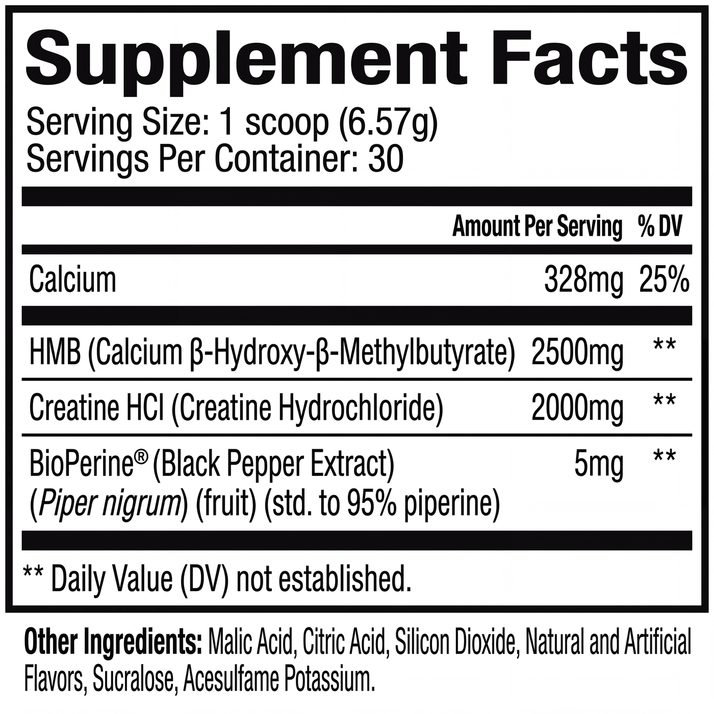 Supplement Facts