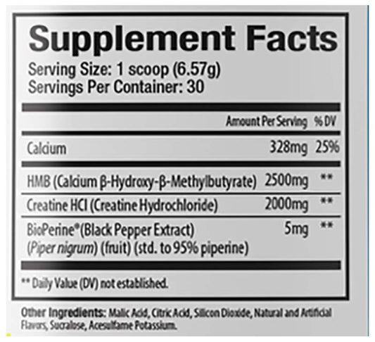 Creatine HCl + HMB
