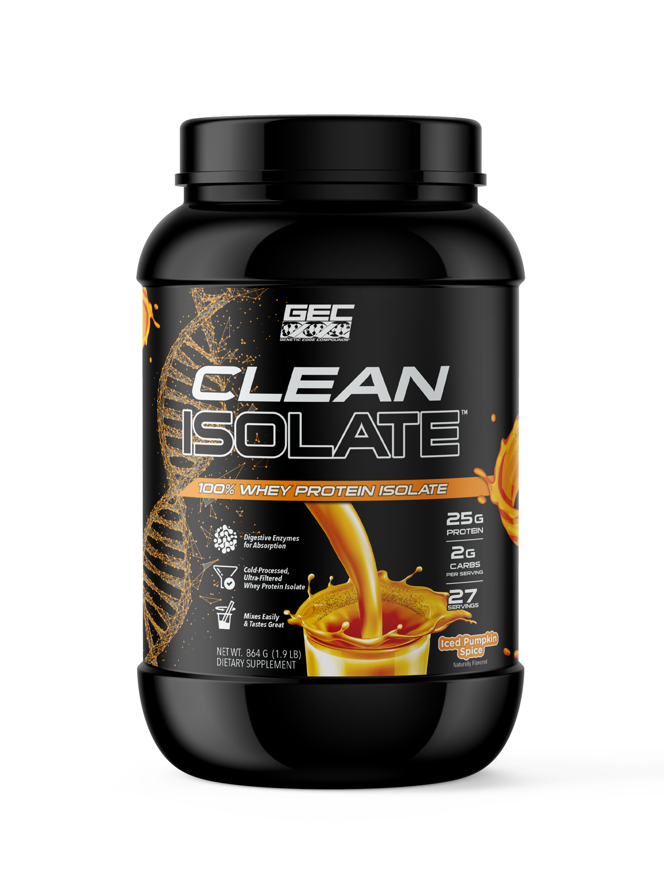 GENiS　ジェニス　clean protein iWhey Isolate 900g by Genius Nutrition® Europe