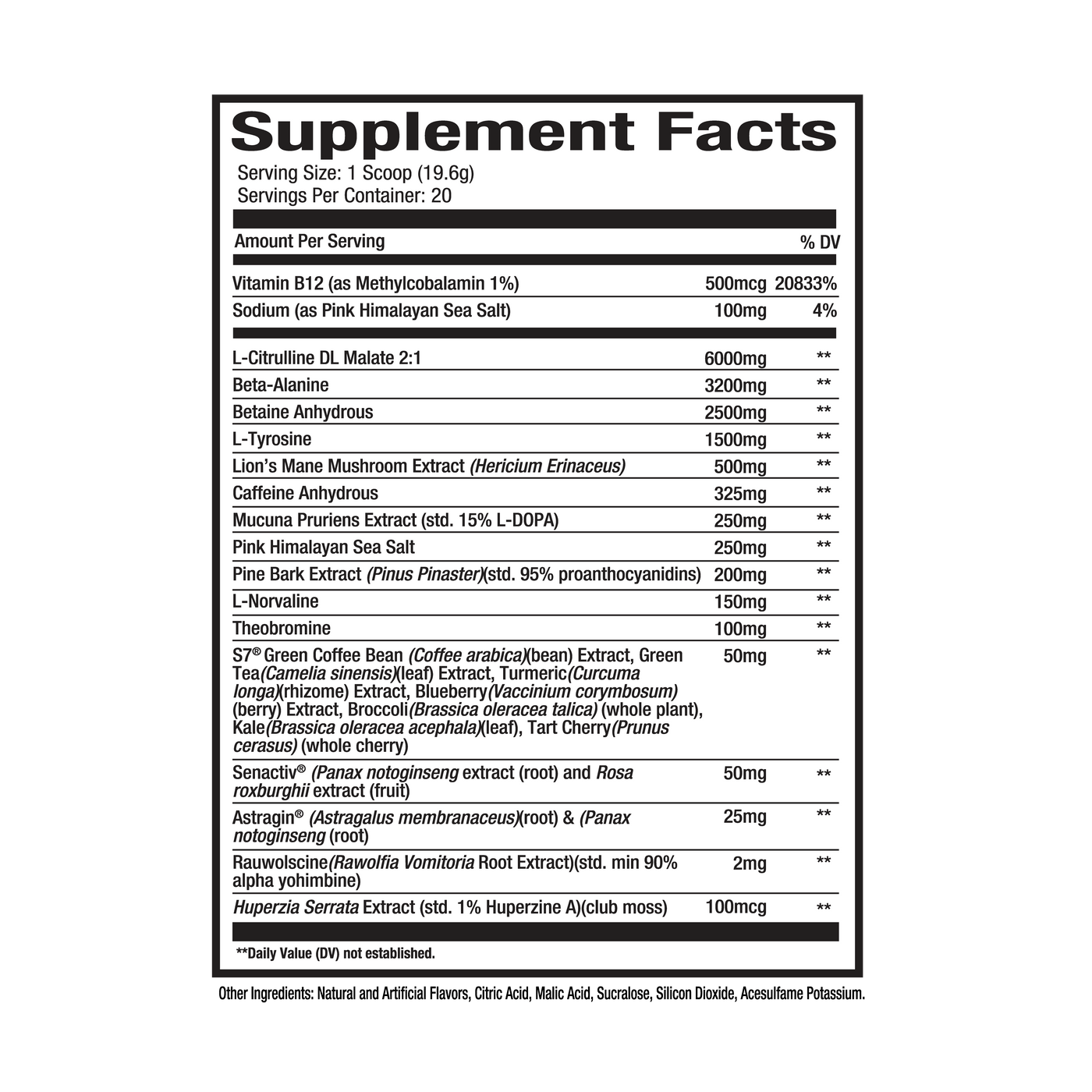 Supplement Facts