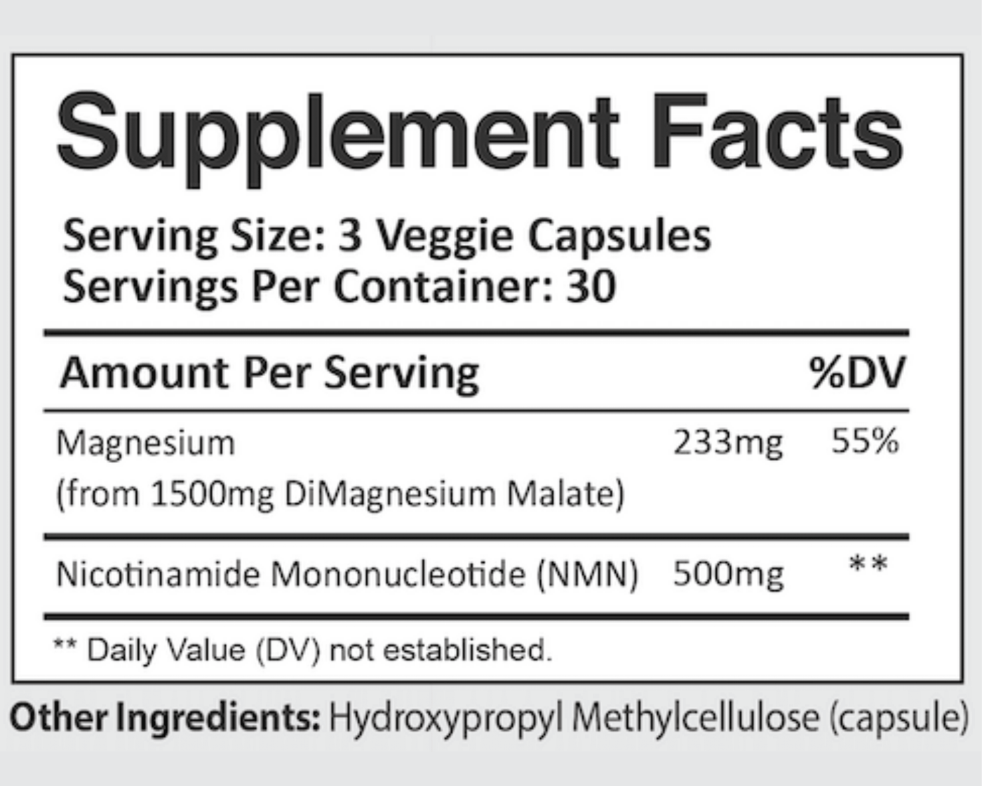 Supplement Facts